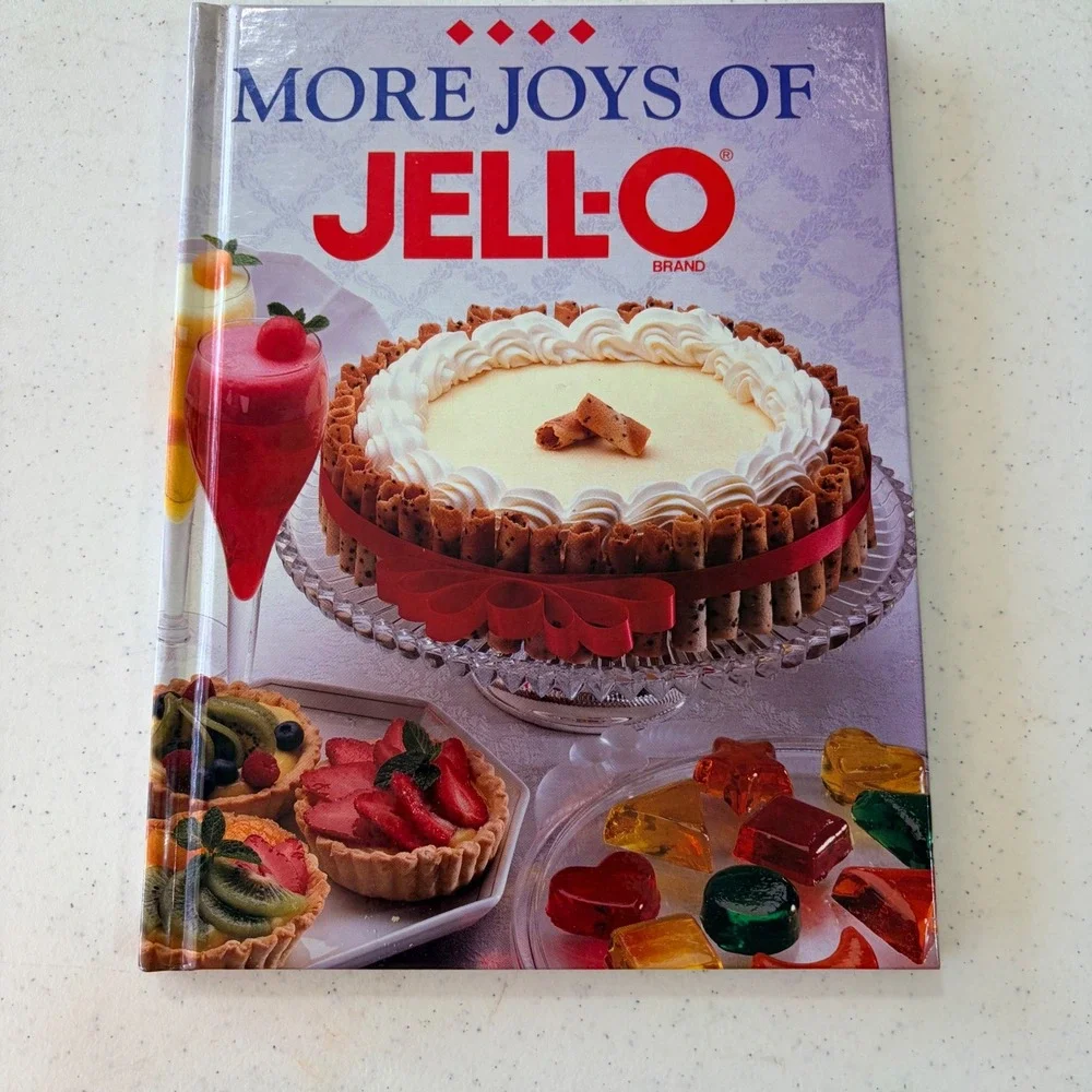 More Joys of Jell-O Brand Hardcover Cookbook 1993 Vintage Dessert Recipes 96 PGs